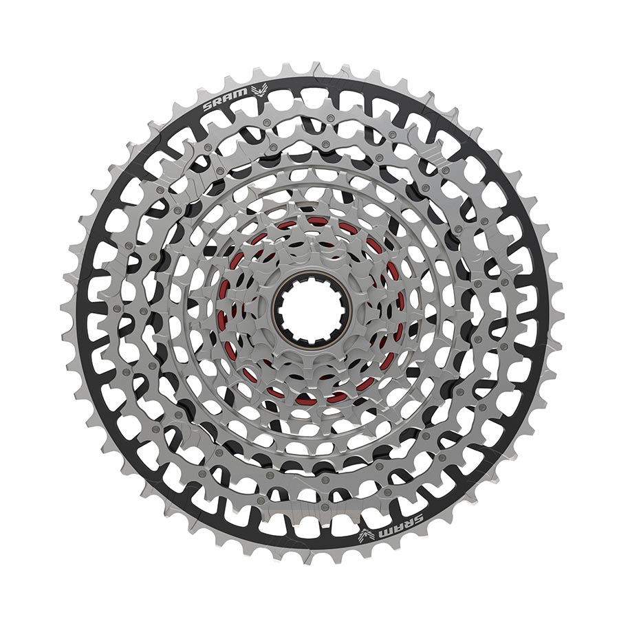 SRAM XX Eagle T-Type XS-1297 Cassette - 12-Speed - 10-52t - XD - Silver/Black - The Lost Co. - SRAM - J180261 - 710845891441 - -