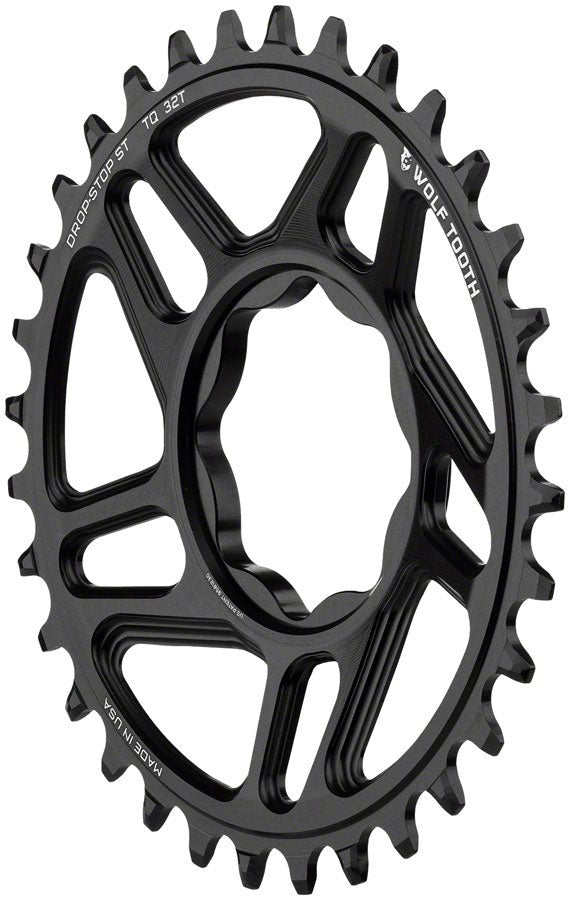 Wolf Tooth Trek TQ Direct Mount Chainring - Drop-Stop ST - 30T - Black - The Lost Co. - Wolf Tooth - CR3620 - 810006807288 - -