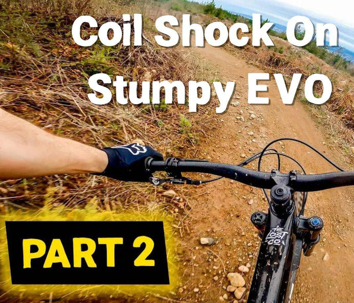 Riding A Coil Shock On A Specialized Stumpjumper EVO