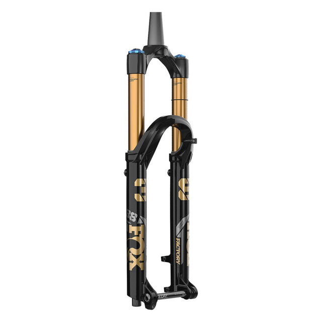 2025 Fox 38 Factory Fork - Kashima - 27.5" - Shiny Black - GRIP X2 - The Lost Co. - Fox Racing Shox - 910 - 21 - 308 - 821973490816 - 170 mm - 