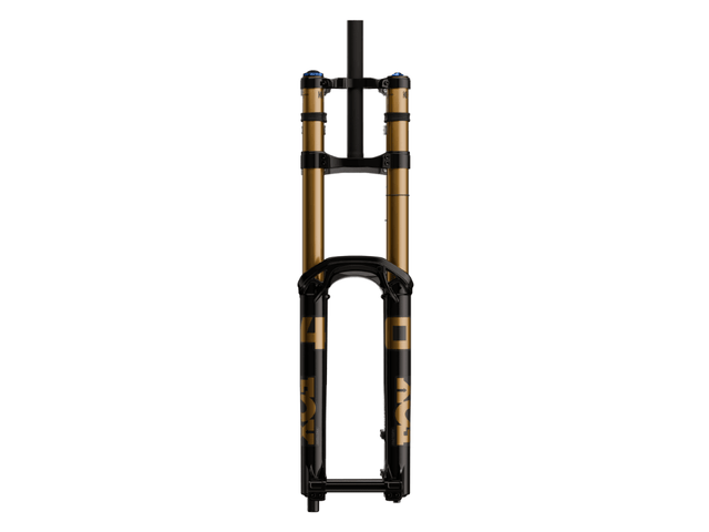 2027 Fox 40 Factory - Kashima - 27.5" - Shiny Black - GRIP X2 - 203mm - The Lost Co. - Fox Racing Shox - 910-21-417 - 821973524757 - 