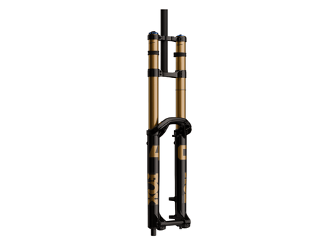 2027 Fox 40 Factory - Kashima - 27.5" - Shiny Black - GRIP X2 - 203mm - The Lost Co. - Fox Racing Shox - 910-21-417 - 821973524757 - 