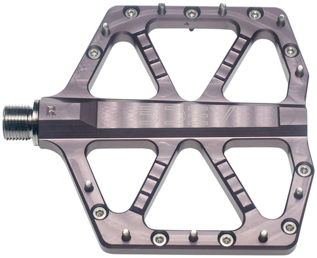 5DEV Jumpline Pedals - Platform Aluminum 9/16" Gray