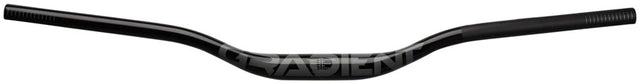Full Speed Ahead Gradient Alloy Riser Handlebar - Aluminum 31.8mm Clamp 25mm Rise 800mm BLK B2