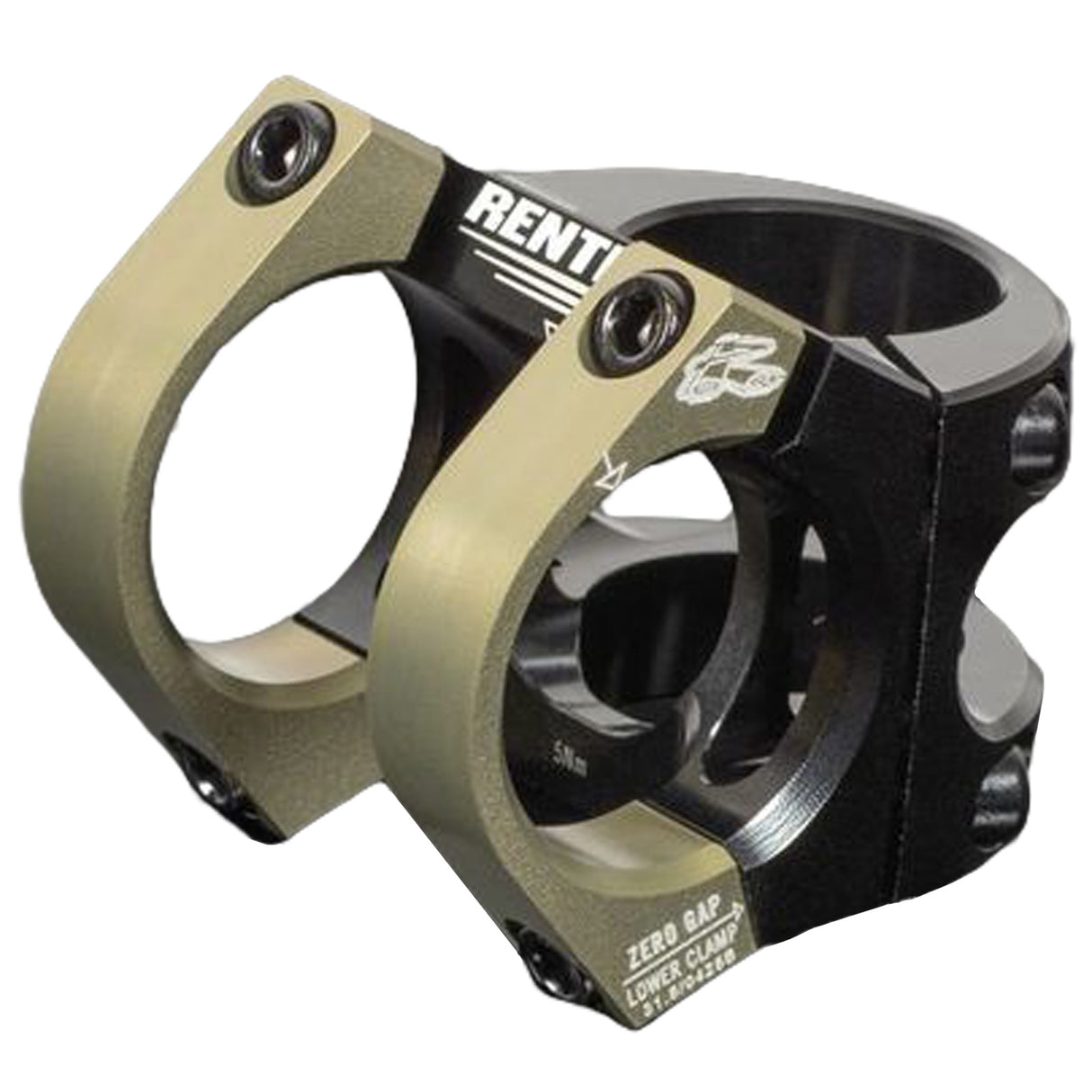 Renthal V2 Apex Stem (31.8) 31mm Black/AluGold