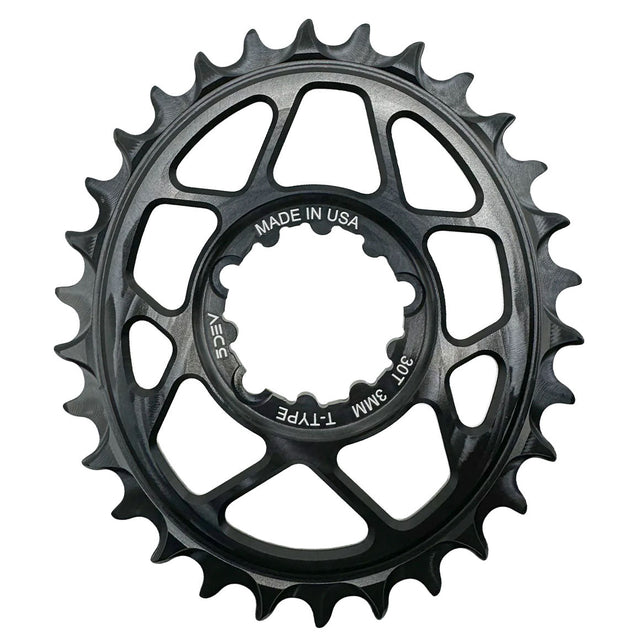 5Dev T - Type Oval Chainring - SRAM 3 - Bolt - 3mm Offset - 32T - Black - The Lost Co. - 5Dev - CRA - OV - T3 - 32 - 01 - 850058721392 - 