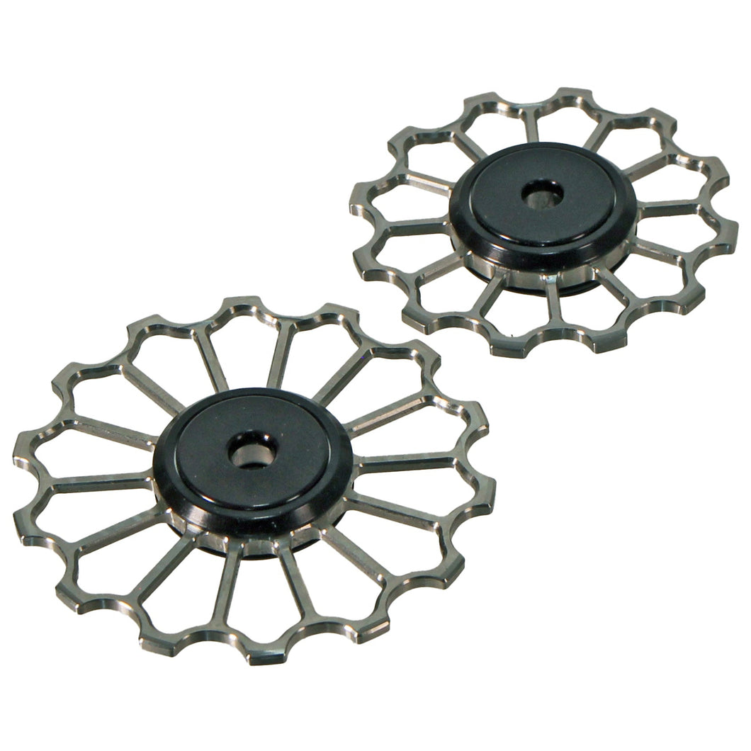 5Dev Titanium Derailleur Jockey Wheels - 12/14t - Fits SRAM T - Type Derailleurs - The Lost Co. - 5Dev - JW - 12 - 14 - 51 - 850058721811 - 