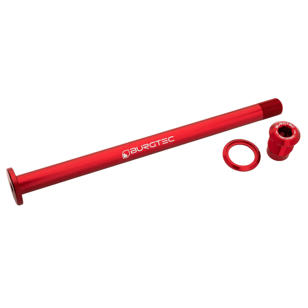 Burgtec Evil 183.5mm UDH Rear Axle Race Red  