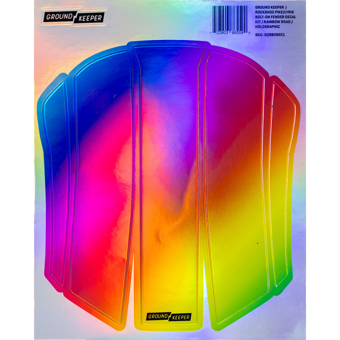 Metallic RockShox Bolt-On Pike/Lyrik Fender Decal Kit