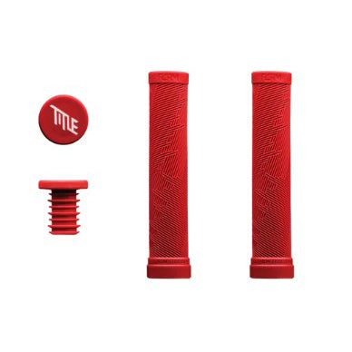 Title Form Slip-On Grips Red