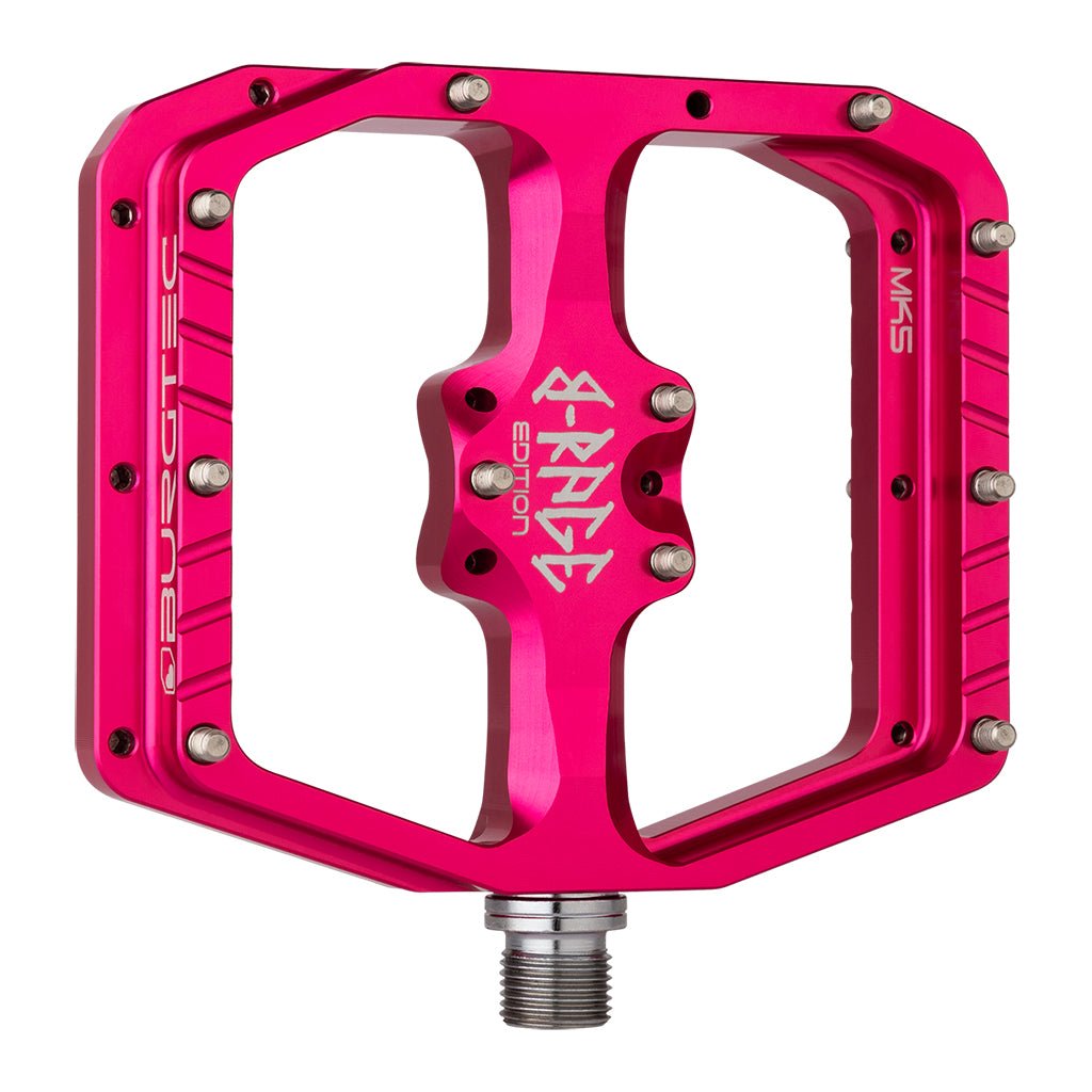 Burgtec Penthouse Flat MK5 B - Rage Edition Pedals - Pink - The Lost Co. - Burgtec - 1709 - 724901934683 - 