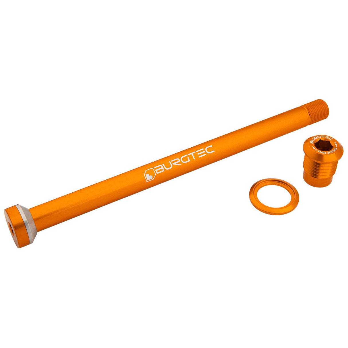 Burgtec Rear Axle - Amflow 174mm - Iron Bro Orange - The Lost Co. - Burgtec - 15056 - 724901938353 - 