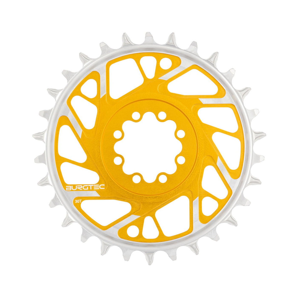 Burgtec T - Type Chainring - 30t - SRAM 8 - Bolt - Gold - The Lost Co. - Burgtec - 13207 - 724901937127 - 