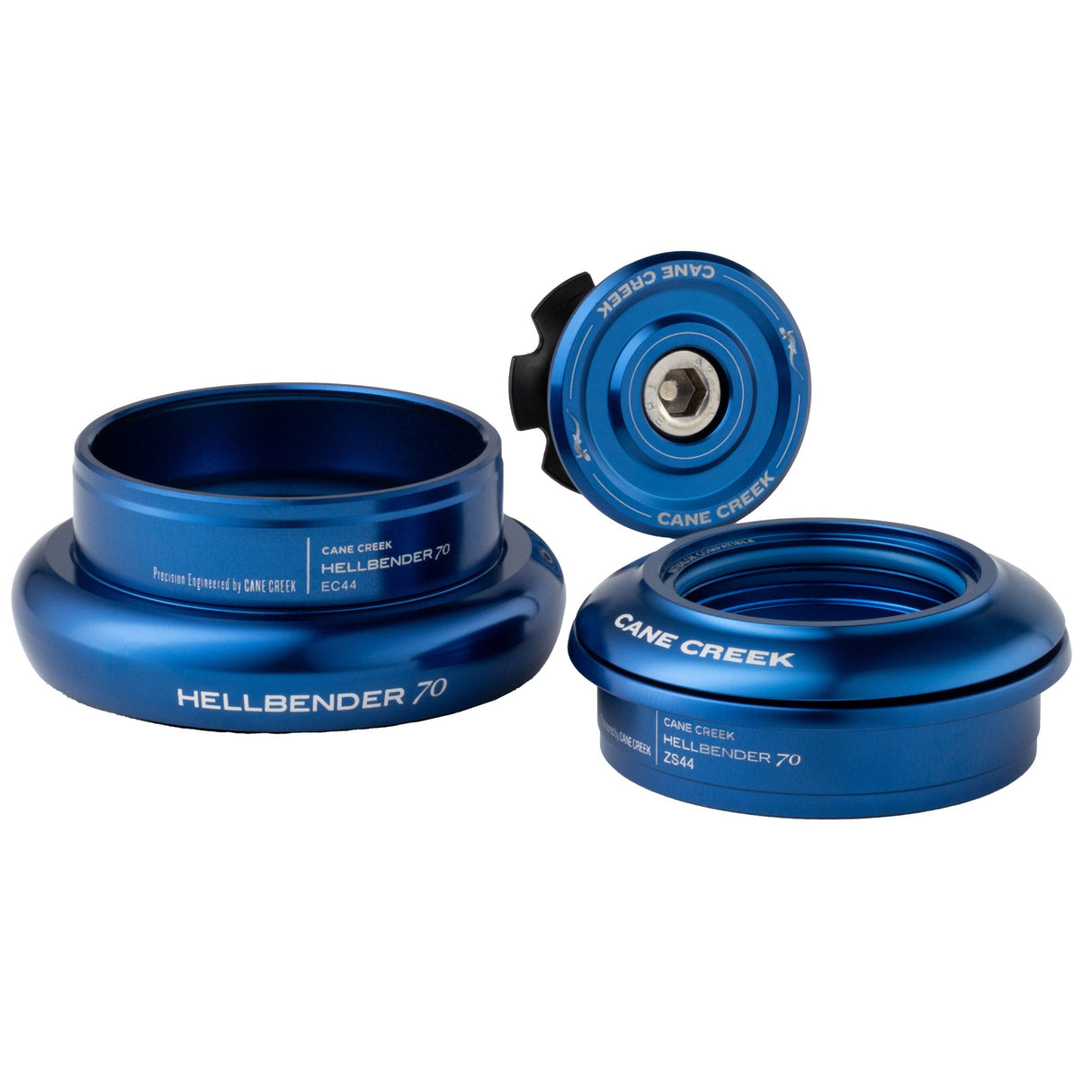 Cane Creek Hellbender 70-Series Headset - ZS44/28.6|EC44/40 - Blue - The Lost Co. - Cane Creek - BAA1187B - 840226113531 - -