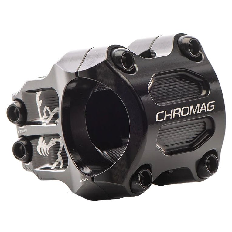 Chromag RIZA Stem (31.8) 0d x 45mm - Black - The Lost Co. - Chromag - 100-019-003 - 826974040206 - 