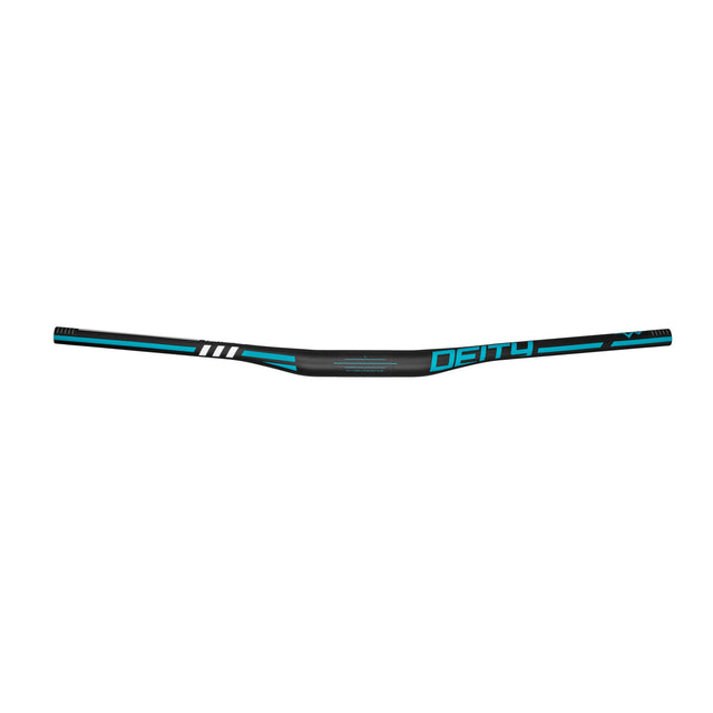 Deity Skywire 35 Carbon Handlebar - 15mm Rise - 800mm Width - 35mm Clamp - Turquoise - The Lost Co. - Deity - 26 - SKWR15 - TQ - 817180023237 - 