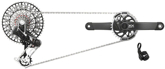 SRAM XX T-Type Eagle Transmission Power Meter Group - 165mm 32t Chainring AXS POD Controller 10-52t Cassette Rear Derailleur Chain D2