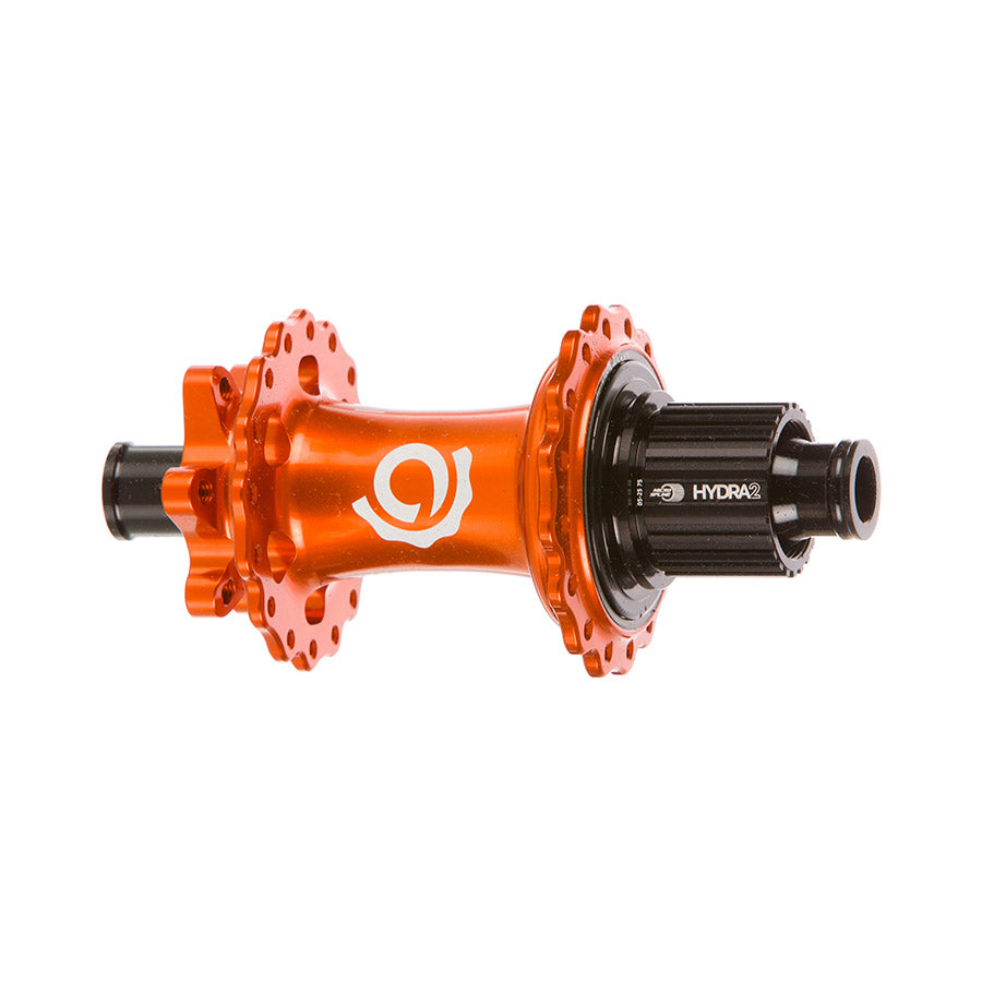 Industry Nine Hydra 2 Boost MicroSpline Disc Hub Rear 32H 12mm TA 148mm Shimano Micro Spline Orange