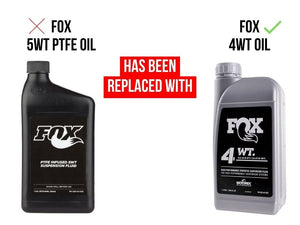 Fox PTFE Infused 5wt Suspension Fluid - 1 quart - The Lost Co. - Fox Racing Shox - 025-03-023 - 611056142653 - -