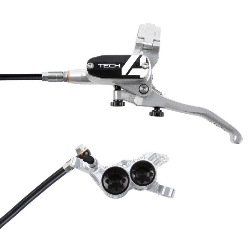 Hope Tech 4 V4 Brake - The Lost Co. - Hope - T4V4ZSNL - 5056454909289 - Silver/Black - Left/Front