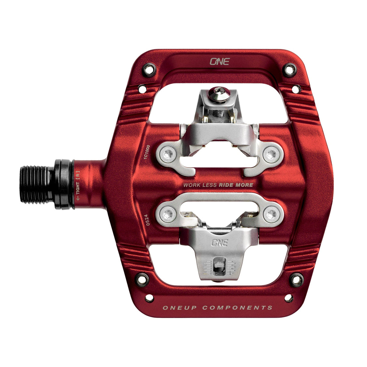 OneUp Components Clip Pedals - Red - The Lost Co. - OneUp Components -  1C1000RED  - 628219406712 - 