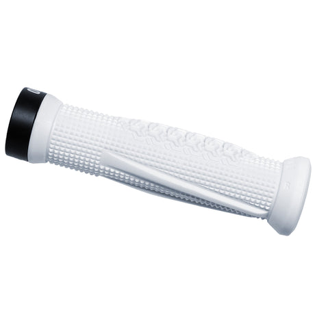 OneUp Components Jackson Goldstone Lock - On Grips - White - The Lost Co. - OneUp Components - 1C1079WHT - 628219407849 - 
