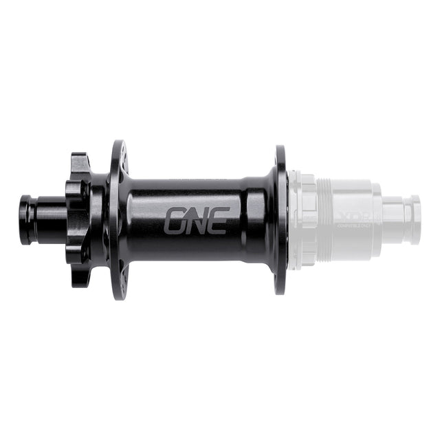 OneUp Components Rear Hub - 12x148mm - 6 - Bolt - 28h - Black (No Freehub) - The Lost Co. - OneUp Components - 1C0743BLK - 628219406927 - 