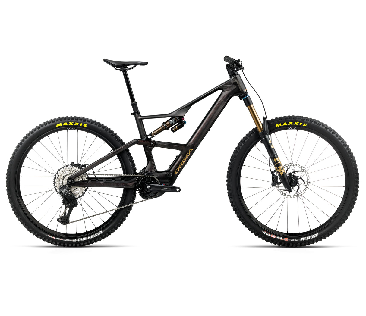 Orbea Rise LT M10 630Wh - The Lost Co. - Orbea - 210000010098 -  - Cosmic Carbon View - Golden Sand - S