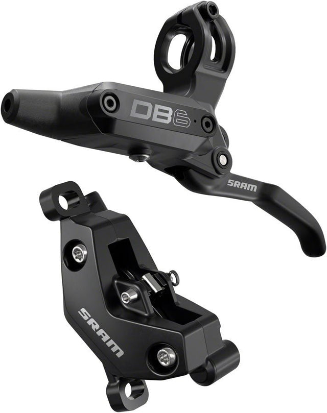 SRAM DB6 Disc Brake Lever - Left Front Rear 2000mm Hose Post Mount 4 - Piston Aluminum Lever Diffusion BLK A1 - The Lost Co. - SRAM - 00.5018.243.000 - 710845917394 - 