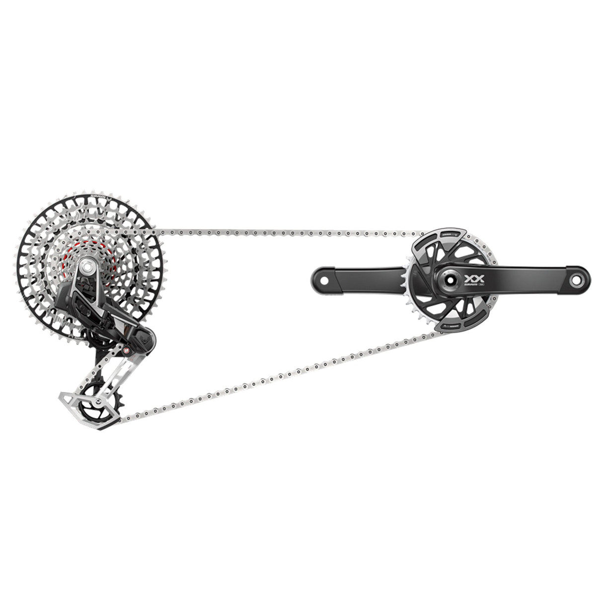 SRAM XX T-Type Eagle AXS Groupset - 175mm - D2 - The Lost Co. - SRAM - 00.7918.412.000 - 710845928772 - 