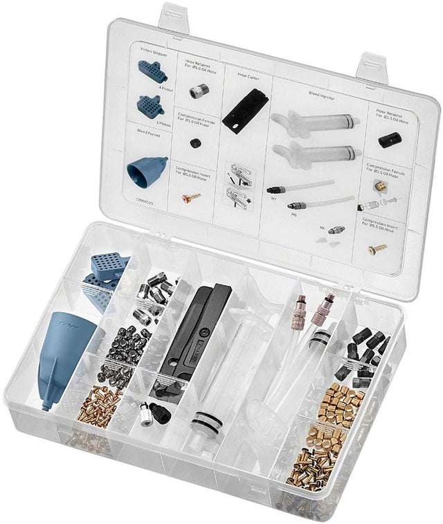 TRP Advanced Hydraulic Disc Brake Bleed Service Kit - For 5.0mm 5.5mm Hoses 2 4 - Piston TRP Brakes - The Lost Co. - TRP - ABOT001055 - 4717592037463 - 