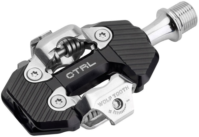 Wolf Tooth CTRL Trail Pedals - Black - The Lost Co. - Wolf Tooth - CTRL-CLPS-BLK - 810159401975 - 