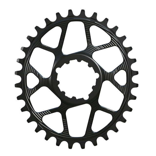 Works Components Oval Chainring - 34t - SRAM 3 - Bolt - 3mm Offset - Black - The Lost Co. - Works Components - WCSGXPB-O-34-BLACK - 5060894515054 - 