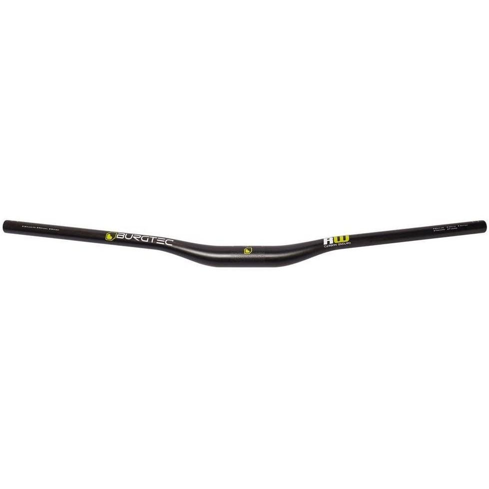 Burgtec Ride Wide Carbon DH Handlebar - 31.8mm Diameter - 20mm Rise - 800mm Wide - Black - The Lost Co. - Burgtec - B-BG2140 - 713830991508 - -