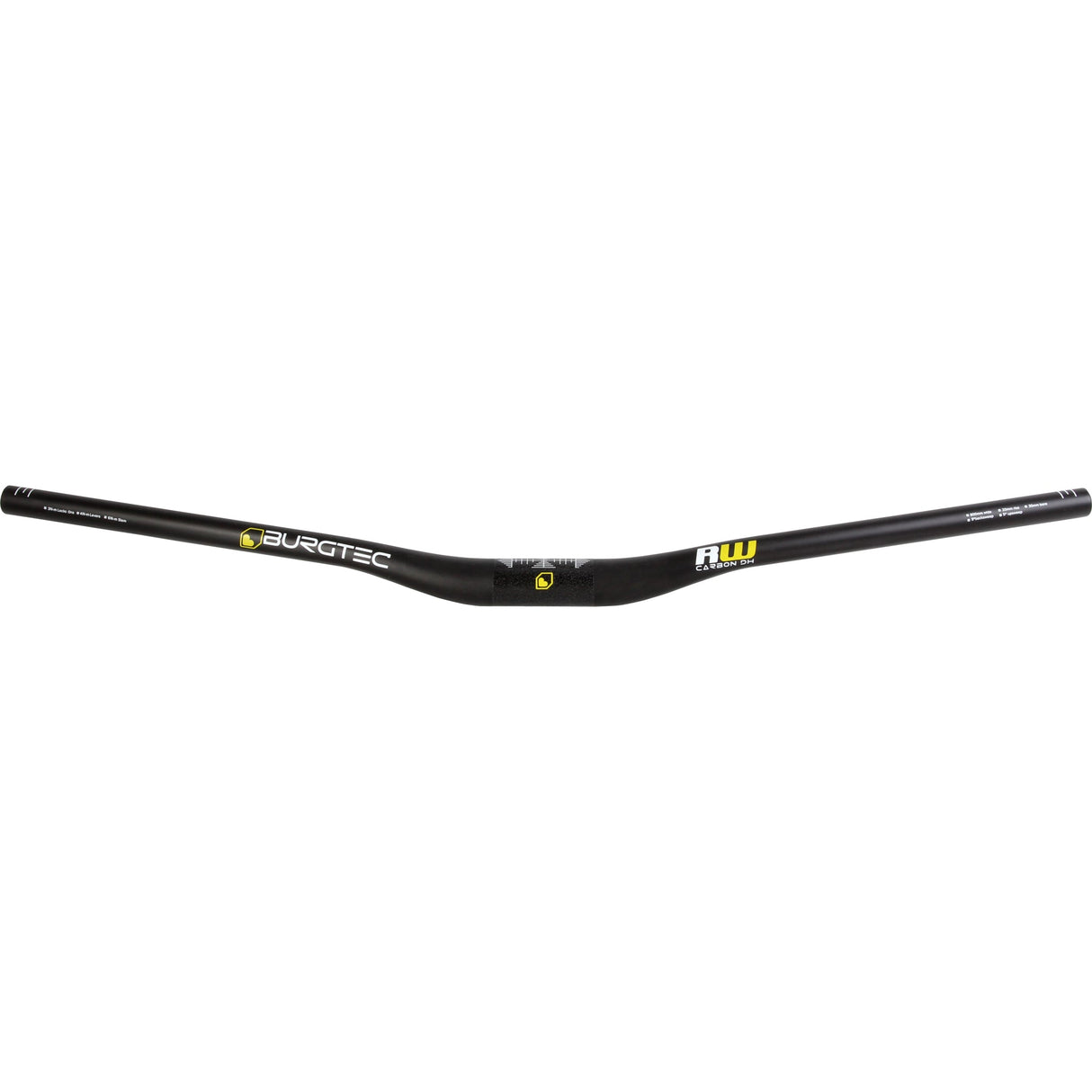 Burgtec Ride Wide Carbon DH Riser Bar - 35mm Diameter - 20mm Rise - 800mm Wide - Black - The Lost Co. - Burgtec - B-BG2142 - 713830991515 - -