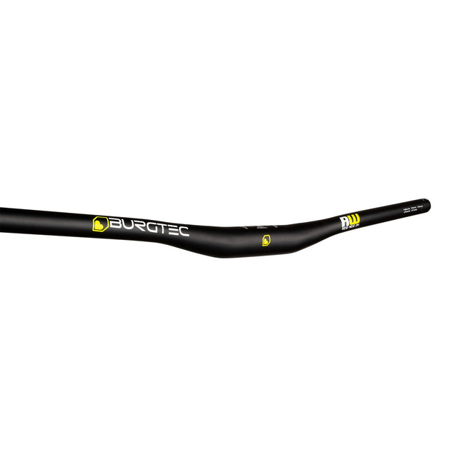 Burgtec Ride Wide DH Riser Bar 35mm Diameter - 15mm Rise - 800mm Wide - Black - The Lost Co. - Burgtec - B-BG2220 - 713830991485 - -