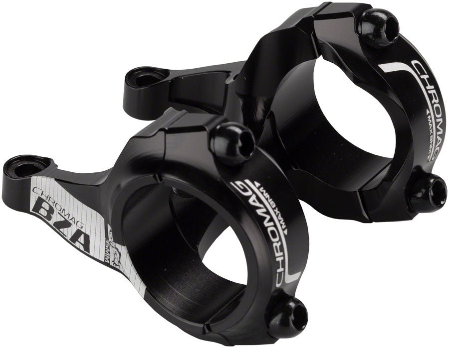 Chromag BZA Stem - 35mm 35 Clamp +/-0 Direct Mount Alloy Black - The Lost Co. - Chromag - SM0518 - 826974017772 - -