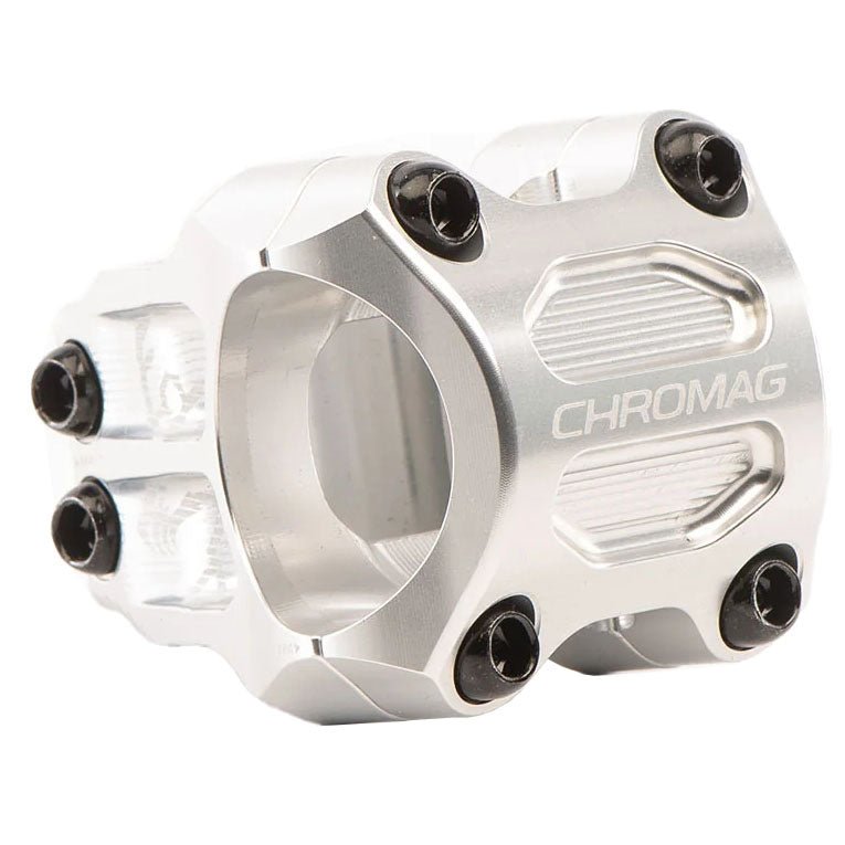 Chromag Riza Stem - 38mm 31.8mm Clamp +/-0 Silver - The Lost Co. - Chromag - B-HR1109 - 826974040343 - -