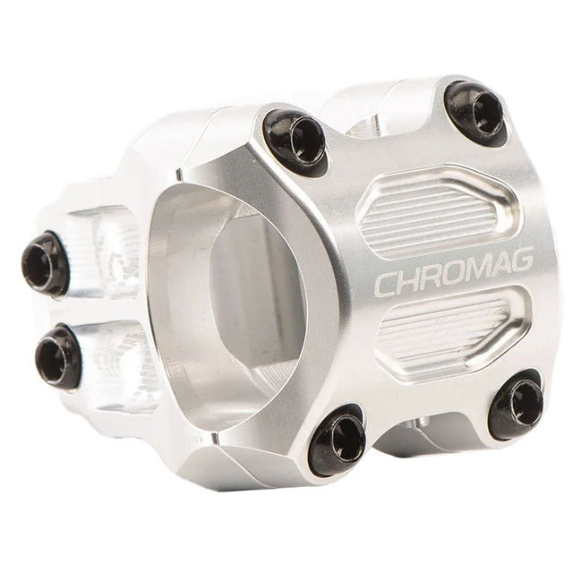 Chromag Riza Stem - 45mm 31.8mm Clamp +/-0 Silver - The Lost Co. - Chromag - B-HR1114 - 826974040350 - -
