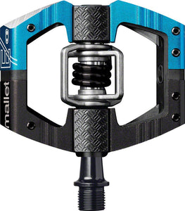 Crank Brothers Mallet Enduro Pedals - Dual Sided Clipless Platform Aluminum 9/16" Blue/BLK - The Lost Co. - Crank Brothers - PD8244 - 641300160805 - -