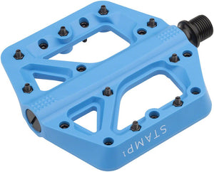 Crank Brothers Stamp 1 Pedals - Platform Composite 9/16" Blue Small - The Lost Co. - Crank Brothers - PD1138 - 641300162724 - -