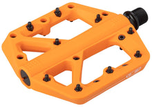 Load image into Gallery viewer, Crank Brothers Stamp 1 Pedals - Platform Composite 9/16&quot; Orange Large - The Lost Co. - Crank Brothers - PD8554 - 641300163882 - -