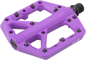 Crank Brothers Stamp 1 Pedals - Platform Composite 9/16" Purple Small - The Lost Co. - Crank Brothers - PD8557 - 641300163912 - -