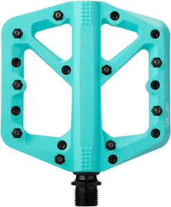 Crank Brothers Stamp 1 Pedals - Platform Composite 9/16" Turquoise Small - The Lost Co. - Crank Brothers - PD8559 - 641300163905 - -