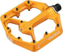 Load image into Gallery viewer, Crank Brothers Stamp 7 Pedals - Platform Aluminum 9/16&quot; Orange Small - The Lost Co. - Crank Brothers - PD8679 - 641300162809 - -