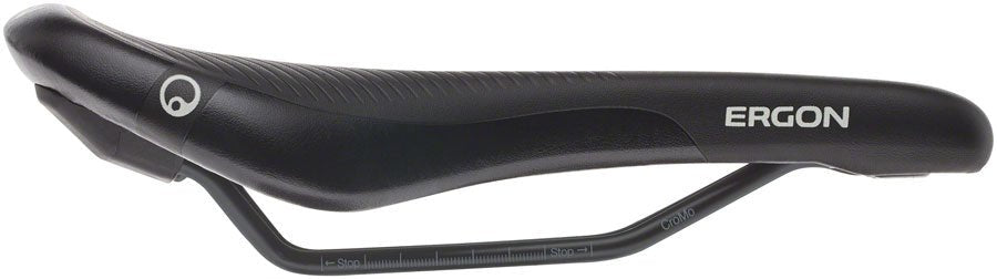 Ergon SM E Mountain Sport Men's Saddle - Chromoly Rails - Stealth Black - Small/Medium - The Lost Co. - Ergon - SA0758 - 4260477067814 - -