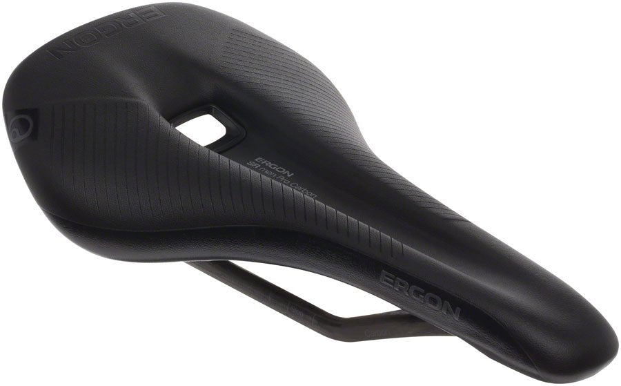 Ergon SR Pro Carbon Men's Saddle - Carbon Rails -Stealth Black - Small/Medium - The Lost Co. - Ergon - SA0748 - 4260477067937 - -