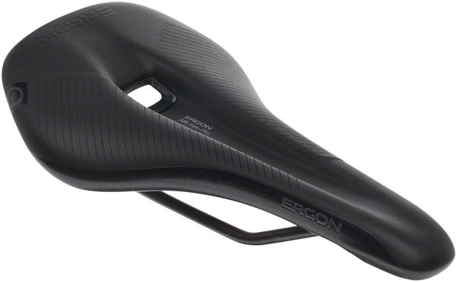 Ergon SR Pro Men's Saddle - Titanium Rails - Stealth Black - Small/Medium - The Lost Co. - Ergon - SA0746 - 4260477067913 - -