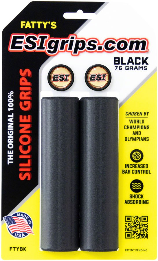 ESI Fatty's Grips - Black - The Lost Co. - ESI - J310396 - 818113020750 - -