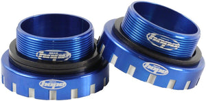 Hope BSA30 Threaded Bottom Bracket - 68/73/83/100/120mm For 30mm Spindle Stainless Blue - The Lost Co. - Hope - CR4364 - 5055168084367 - -